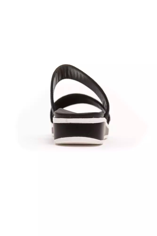 Péché Originel Black Textile Women Sandal - ACCEXO