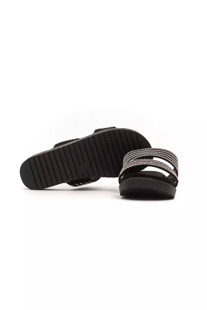 Péché Originel Silver Textile Women Sandal - ACCEXO