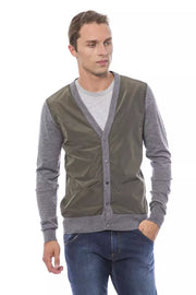 Verri Gray Wool Men Cardigan - ACCEXO