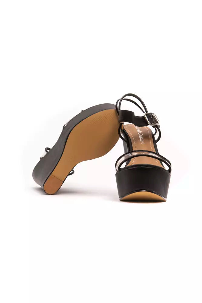 Péché Originel Black Polyethylene Women Sandal - ACCEXO