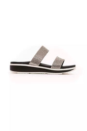Péché Originel Silver Textile Women Sandal - ACCEXO
