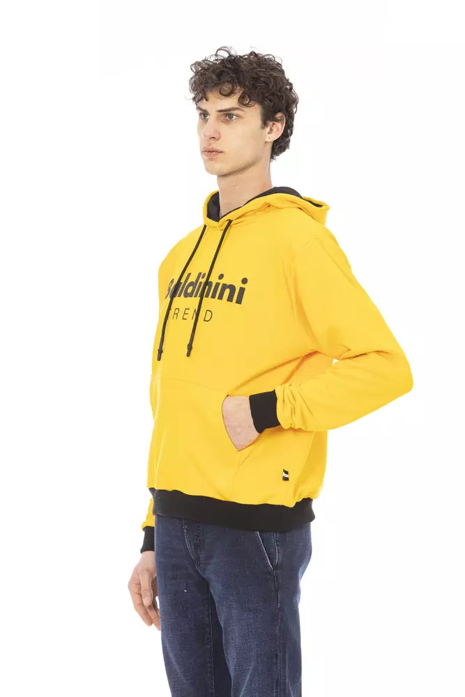 Baldinini Trend Yellow Cotton Men Sweater - ACCEXO