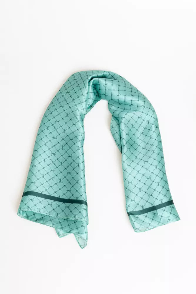Trussardi Light Blue Silk Women Scarf - ACCEXO