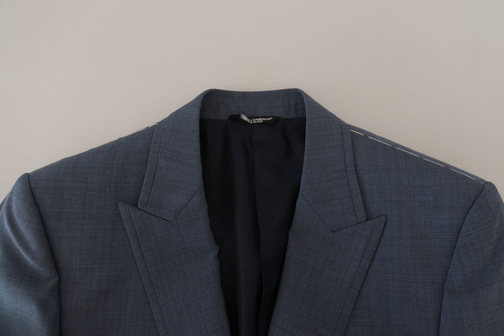 Dolce & Gabbana Elegant Blue Single Breasted Sport Blazer - ACCEXO