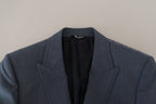 Dolce & Gabbana Elegant Blue Single Breasted Sport Blazer - ACCEXO