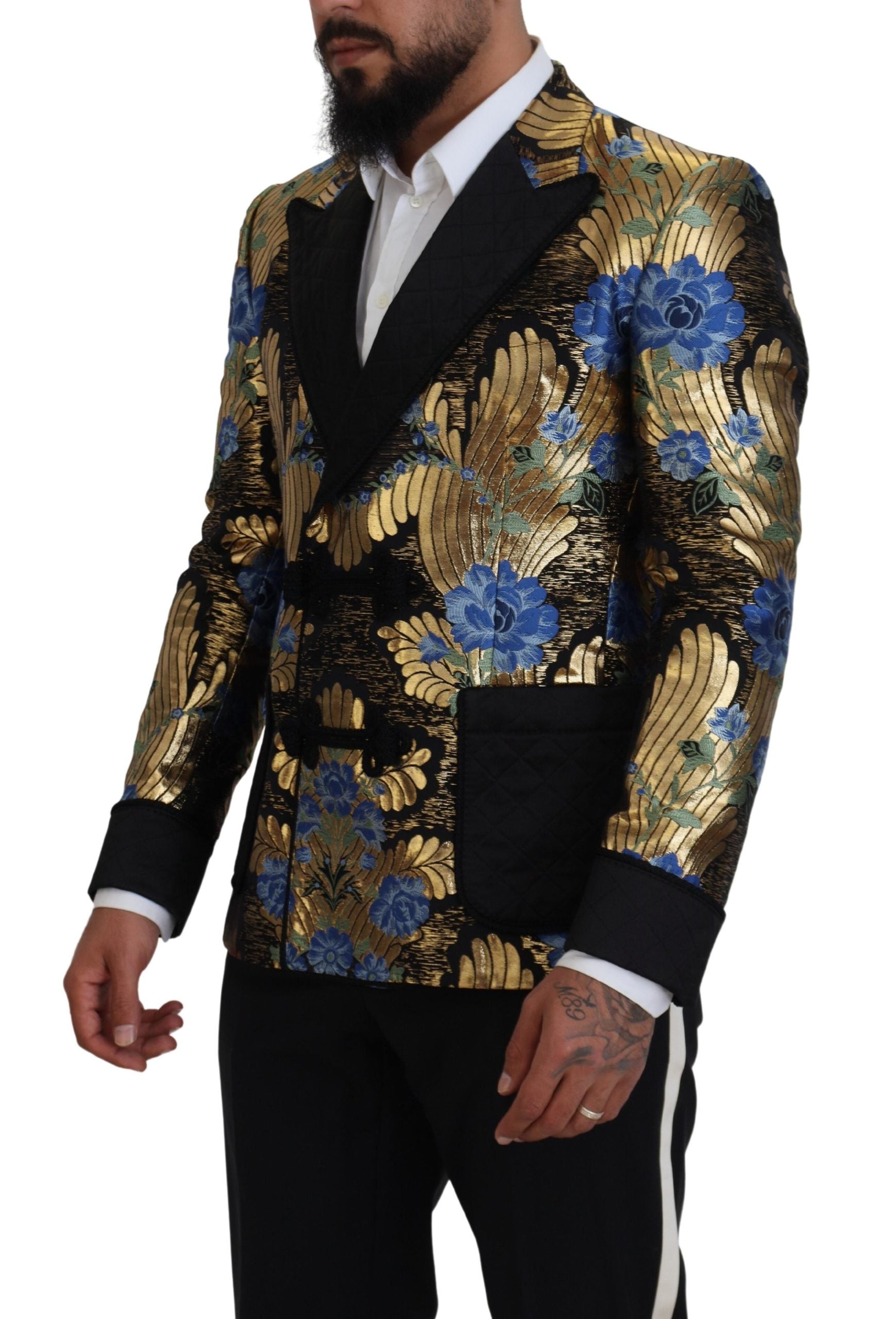 Dolce & Gabbana Elegant Floral Evening Party Blazer - ACCEXO