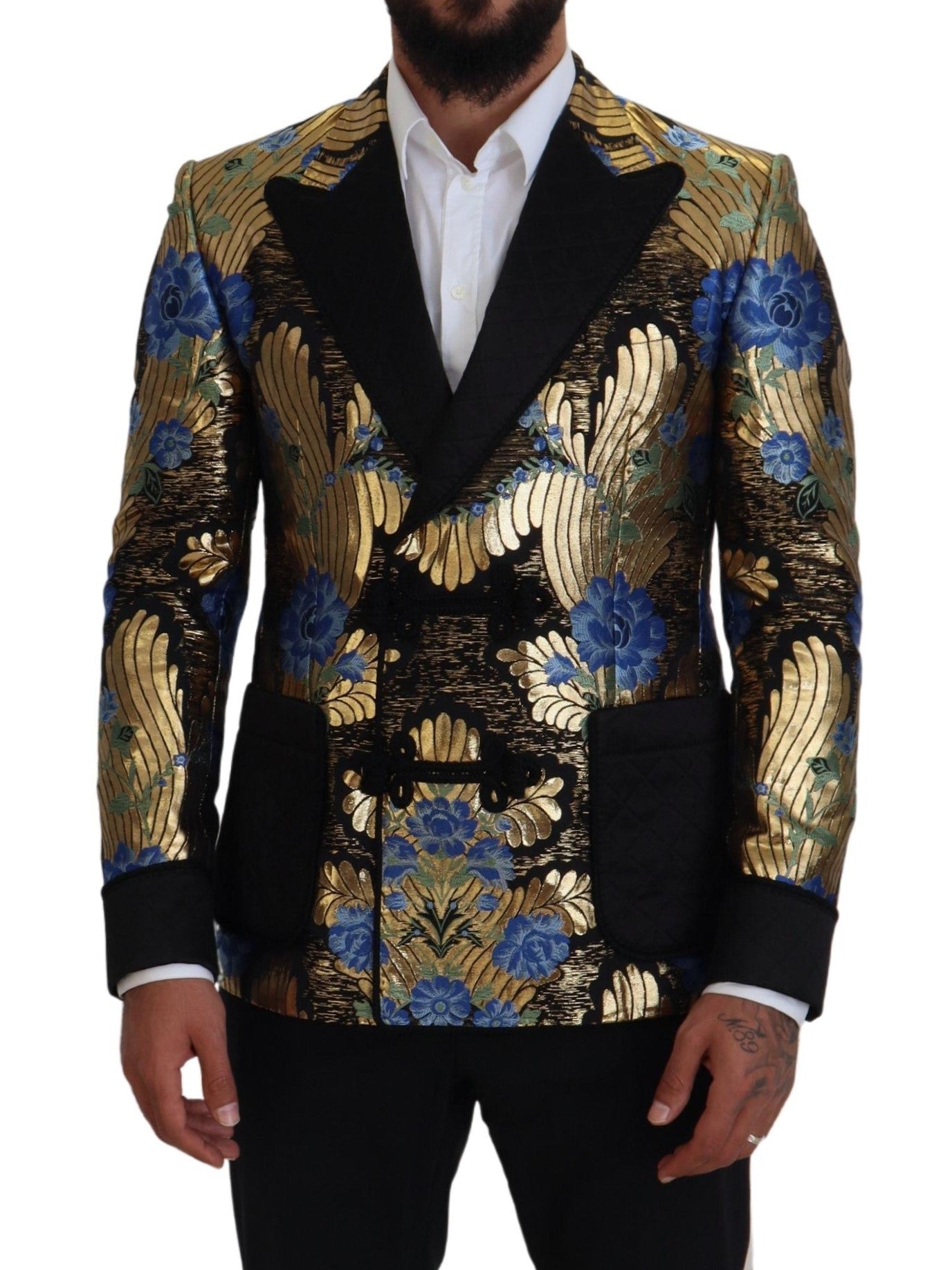 Dolce & Gabbana Elegant Floral Evening Party Blazer - ACCEXO