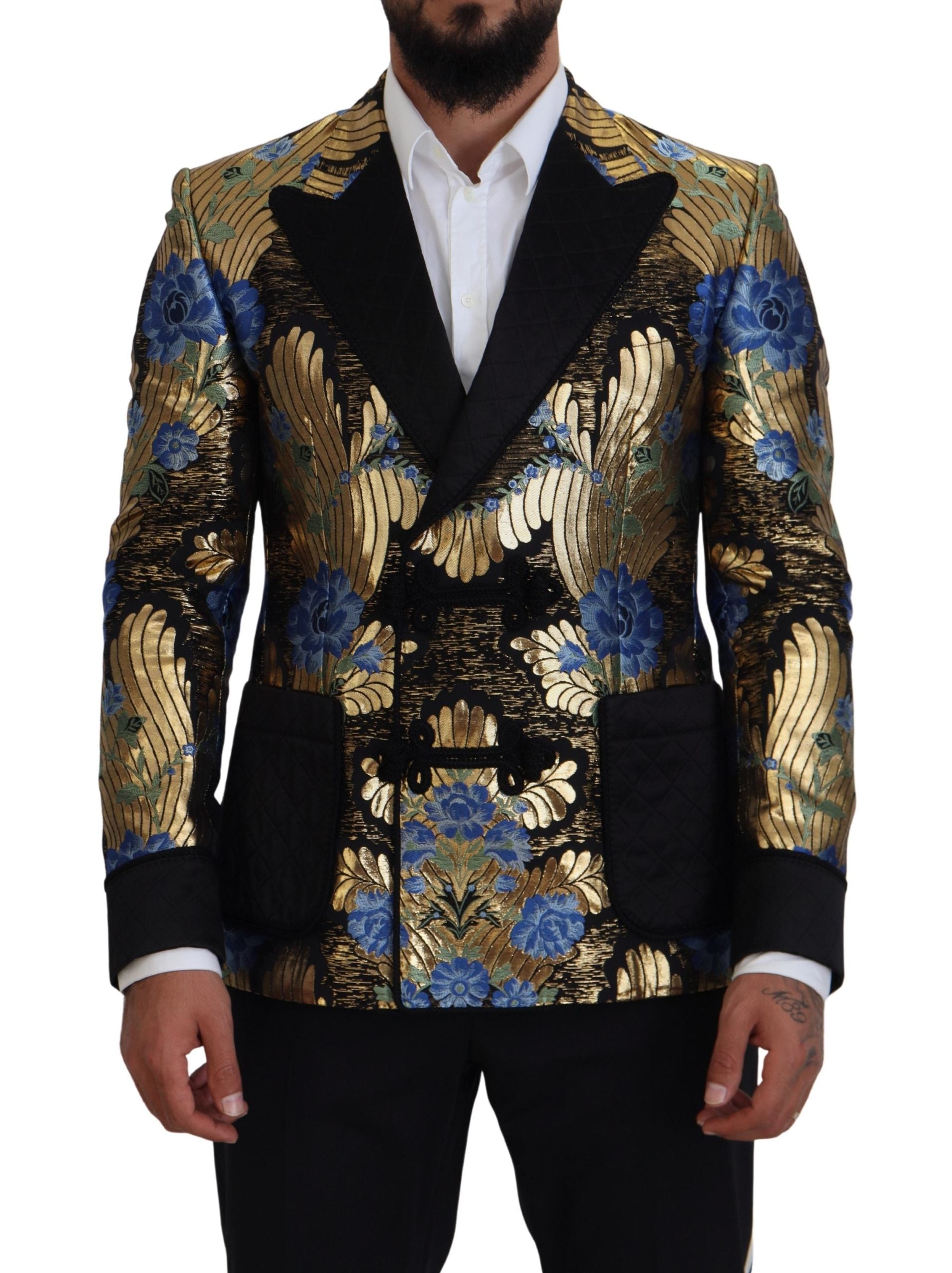 Dolce & Gabbana Elegant Floral Evening Party Blazer - ACCEXO