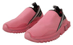 Dolce & Gabbana Chic Pink Sorrento Slip-On Sneakers - ACCEXO
