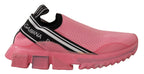 Dolce & Gabbana Chic Pink Sorrento Slip-On Sneakers - ACCEXO