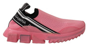 Dolce & Gabbana Chic Pink Sorrento Slip-On Sneakers - ACCEXO