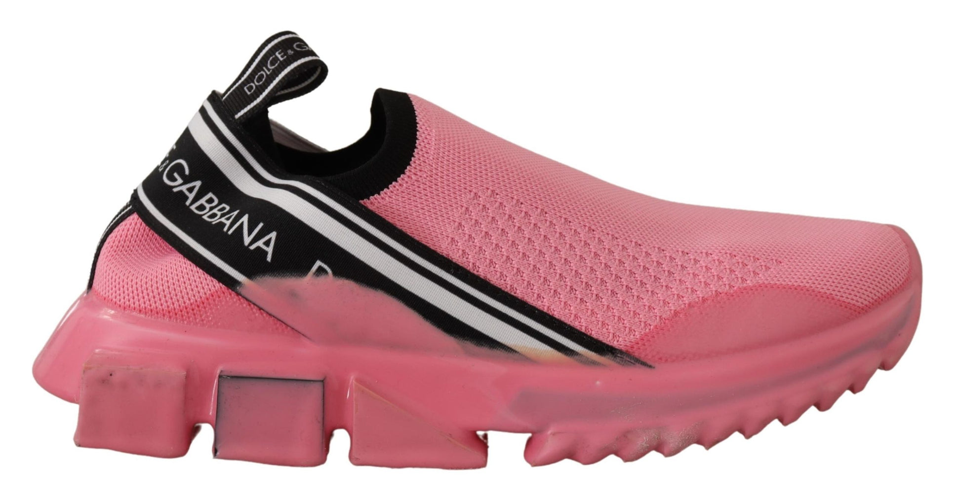 Dolce & Gabbana Chic Pink Sorrento Slip-On Sneakers - ACCEXO