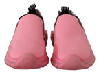Dolce & Gabbana Chic Pink Sorrento Slip-On Sneakers - ACCEXO