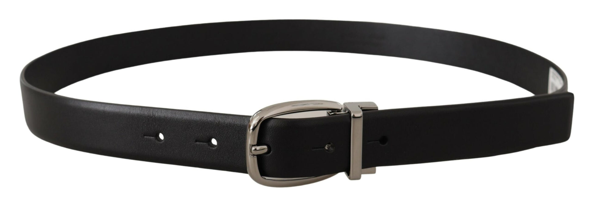 Dolce & Gabbana Elegant Leather Belt with Metal Buckle - ACCEXO