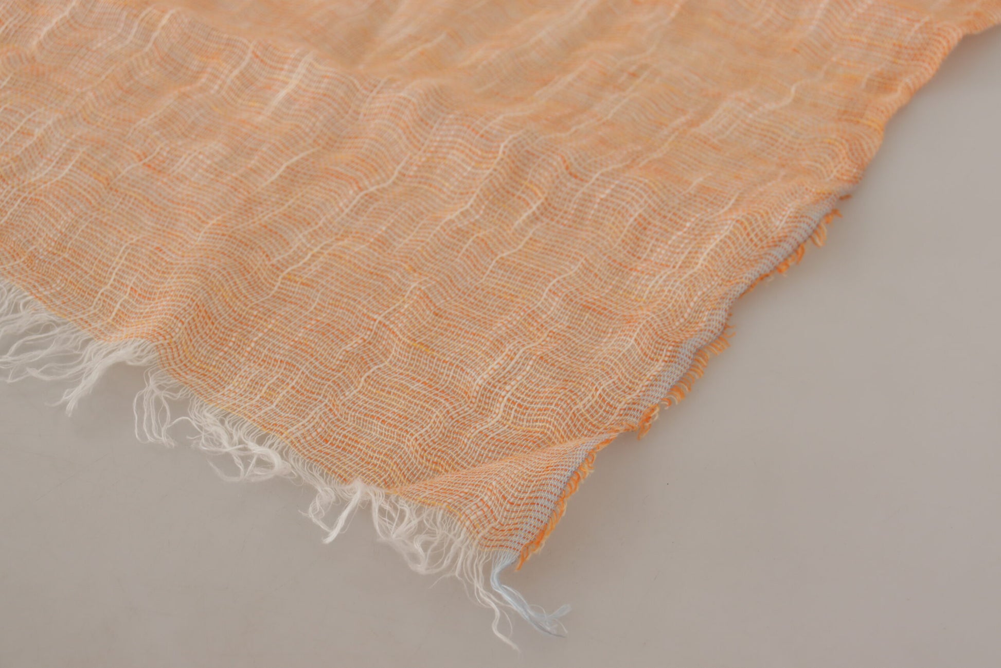 Malo Elegant Peach Linen Scarf - ACCEXO
