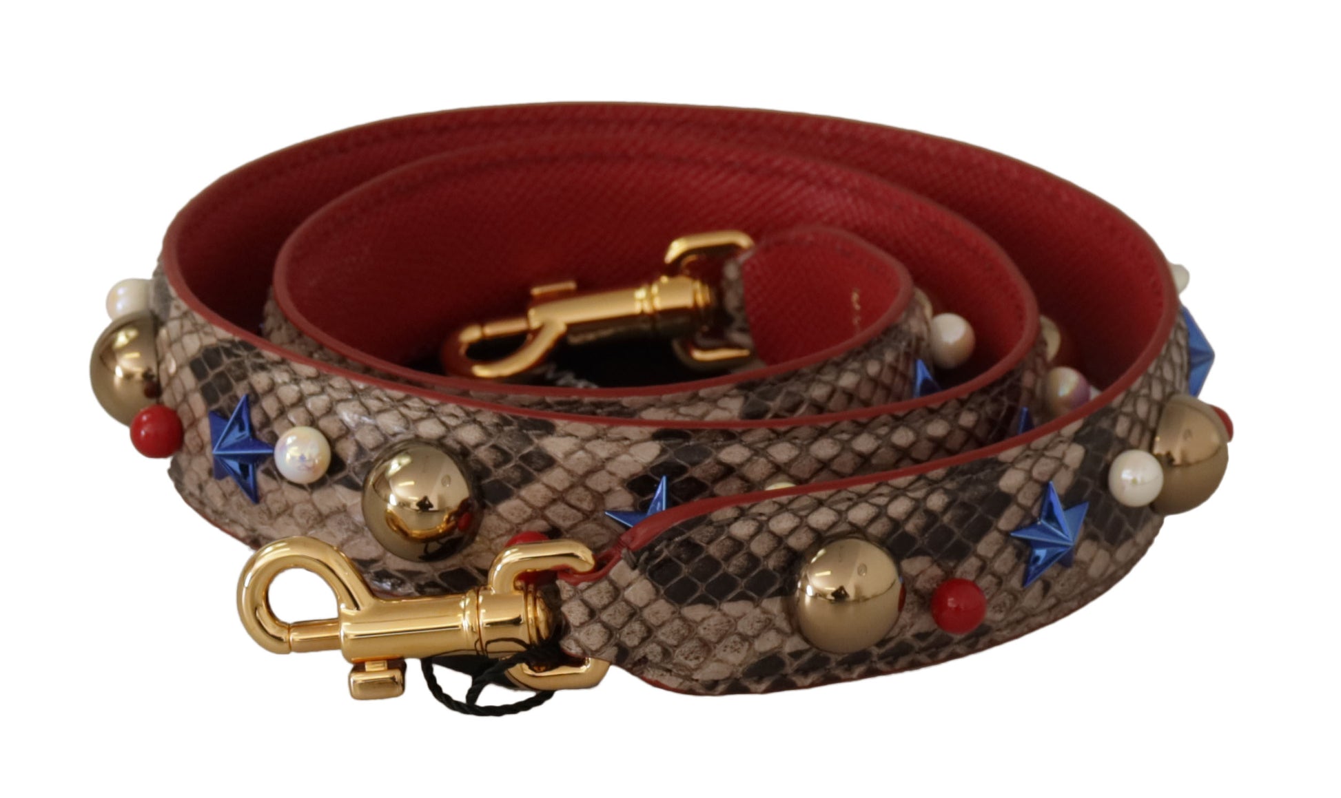 Dolce & Gabbana Elegant Python Leather Shoulder Strap - ACCEXO
