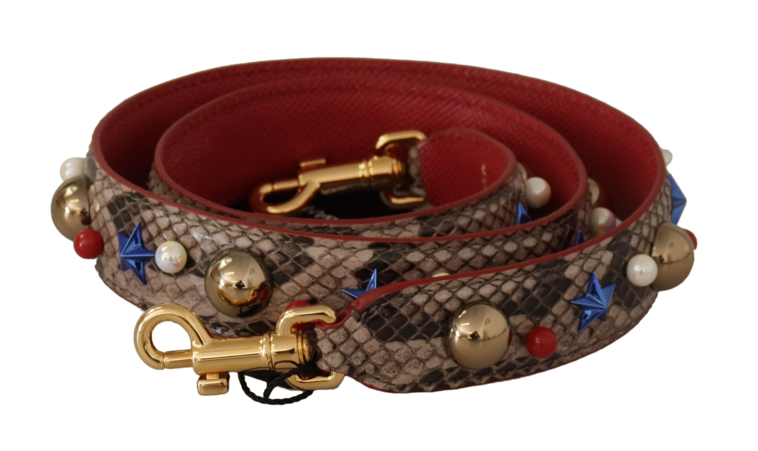 Dolce & Gabbana Elegant Python Leather Shoulder Strap - ACCEXO
