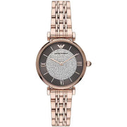 Emporio Armani Elegant Rose Gold-Tone Ladies Watch - ACCEXO