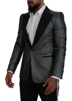 Dolce & Gabbana Elegant Jacquard Single Breasted Blazer - ACCEXO