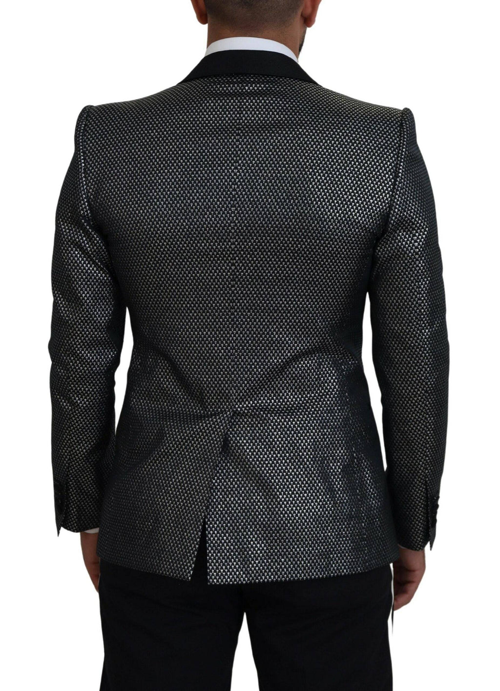 Dolce & Gabbana Elegant Jacquard Single Breasted Blazer - ACCEXO