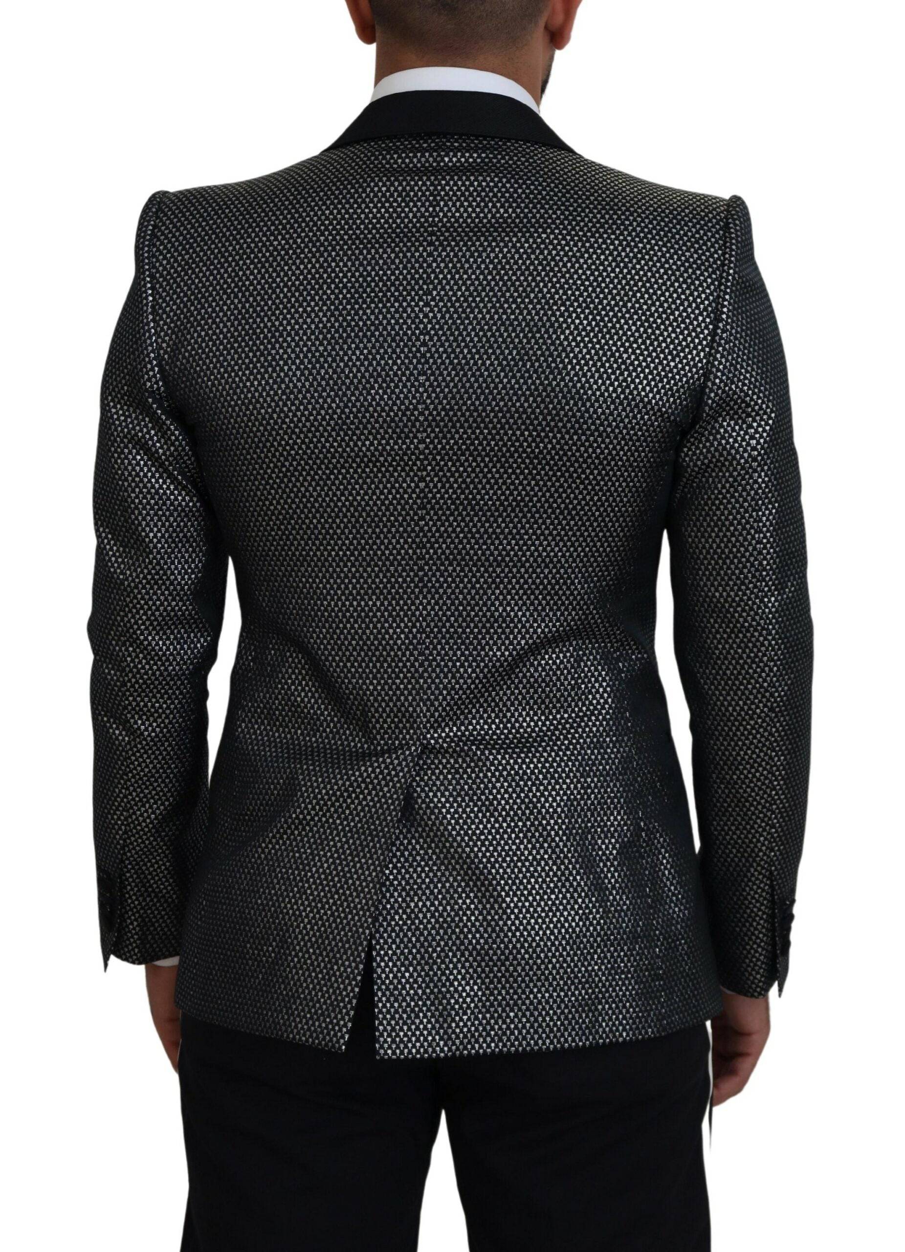 Dolce & Gabbana Elegant Jacquard Single Breasted Blazer - ACCEXO