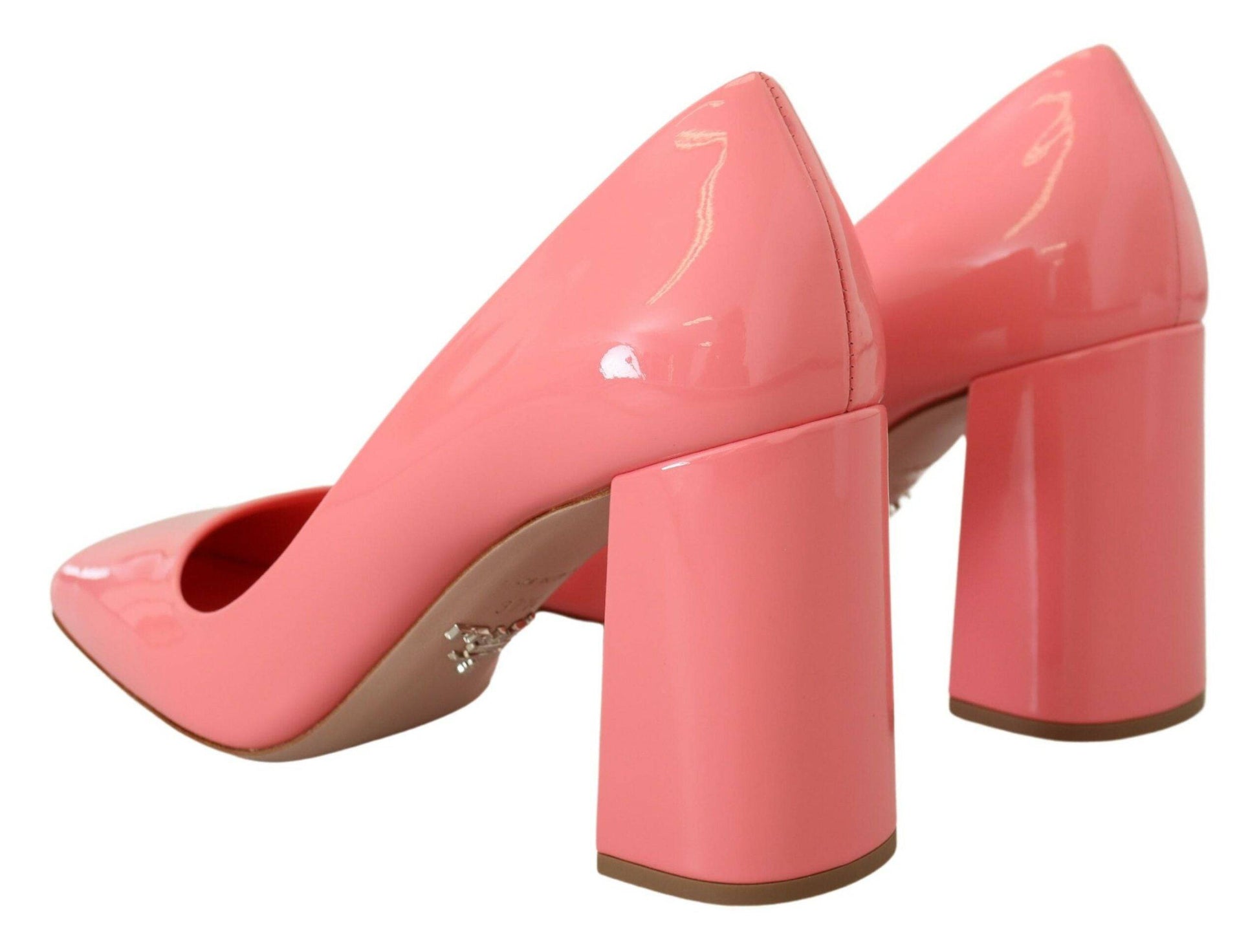 Prada Elegant Square Toe Pink Heels - ACCEXO
