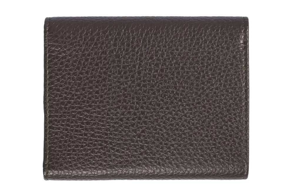 Trussardi Brown Leather Women Wallet - ACCEXO