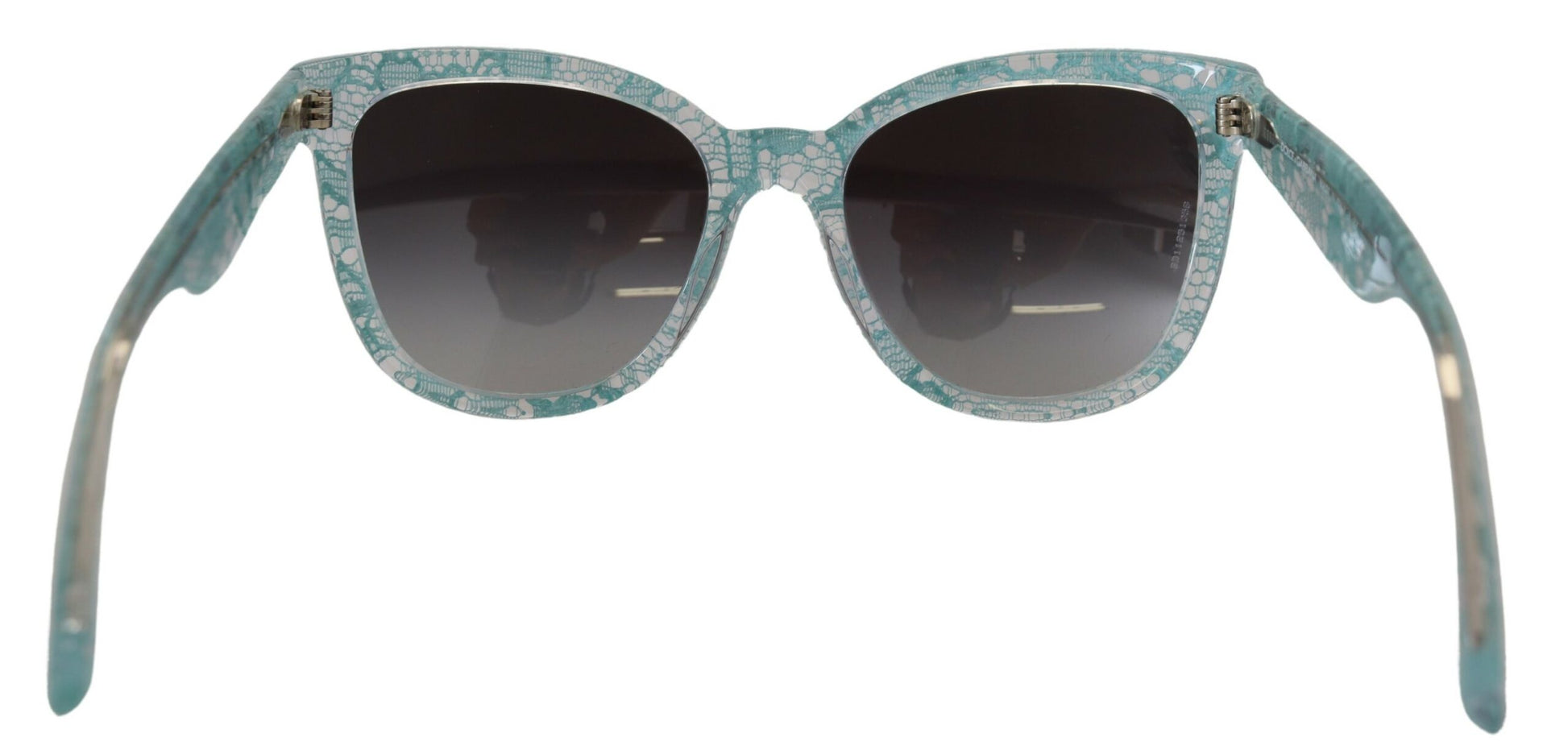 Dolce & Gabbana Elegant Blue Lace Detail Sunglasses - ACCEXO