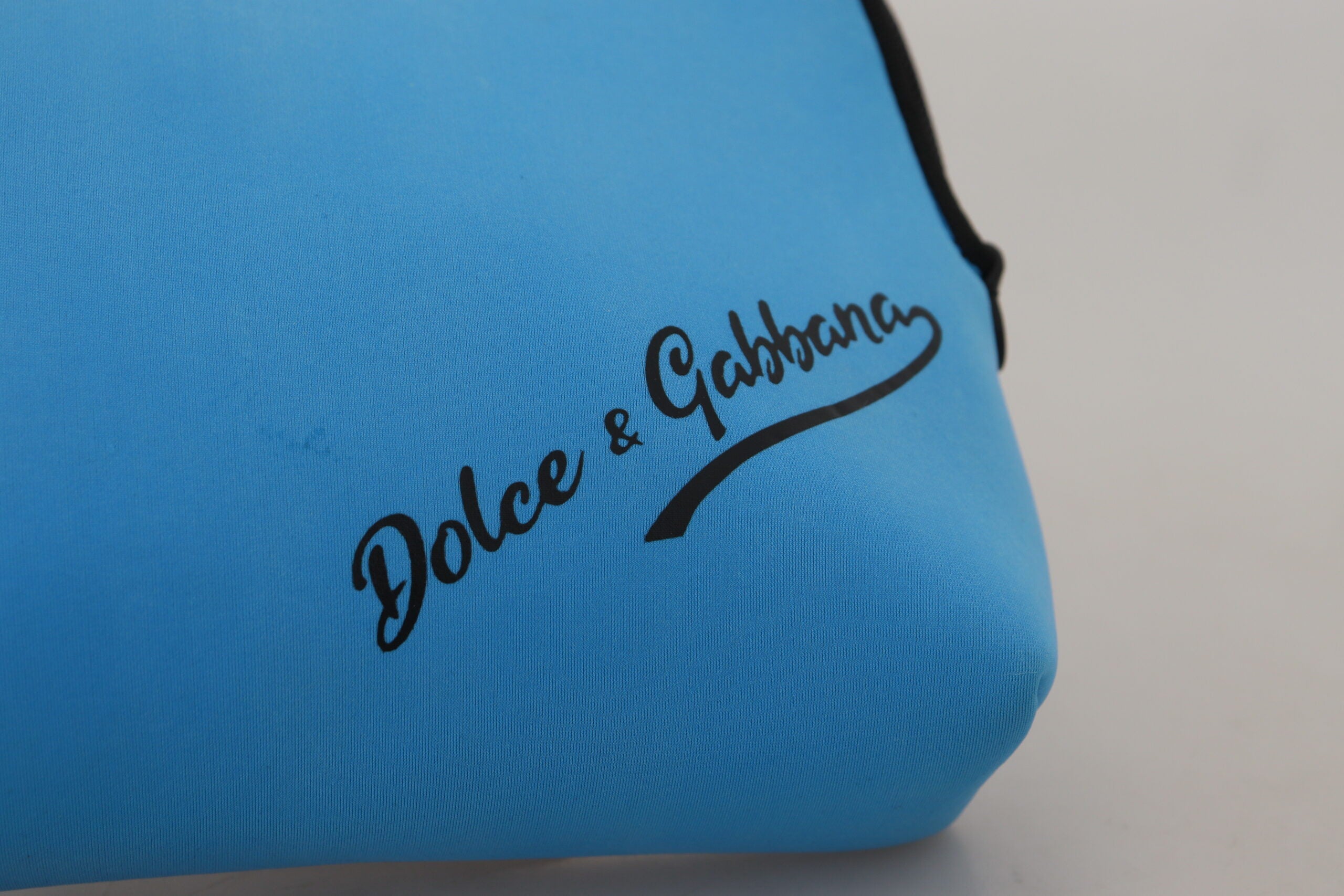 Dolce & Gabbana Elegant Blue Polyamide Pouch Bag - ACCEXO