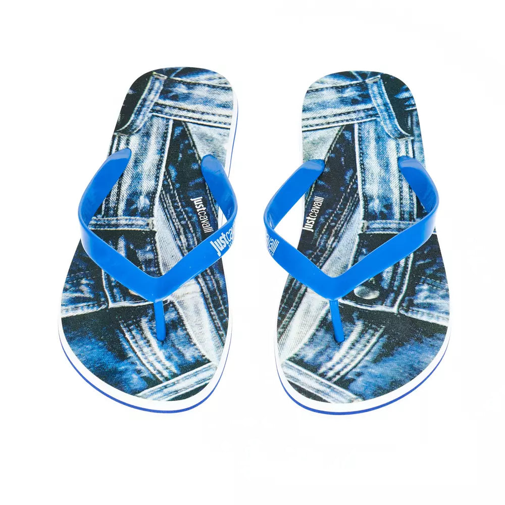 Just Cavalli Light Blue EVA Men Sandal - ACCEXO
