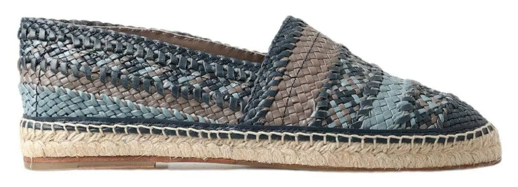 Dolce & Gabbana Sumptuous Woven Leather Espadrilles - ACCEXO