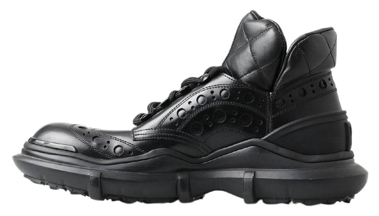 Dolce & Gabbana Elegant Black Leather Ankle Boots - ACCEXO