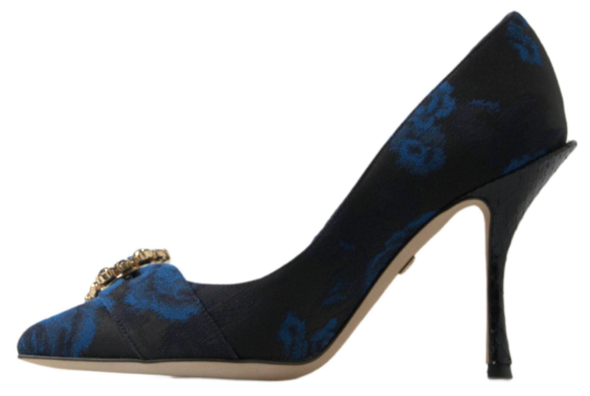 Dolce & Gabbana Elegant Blue Crystal Embellished Pumps - ACCEXO