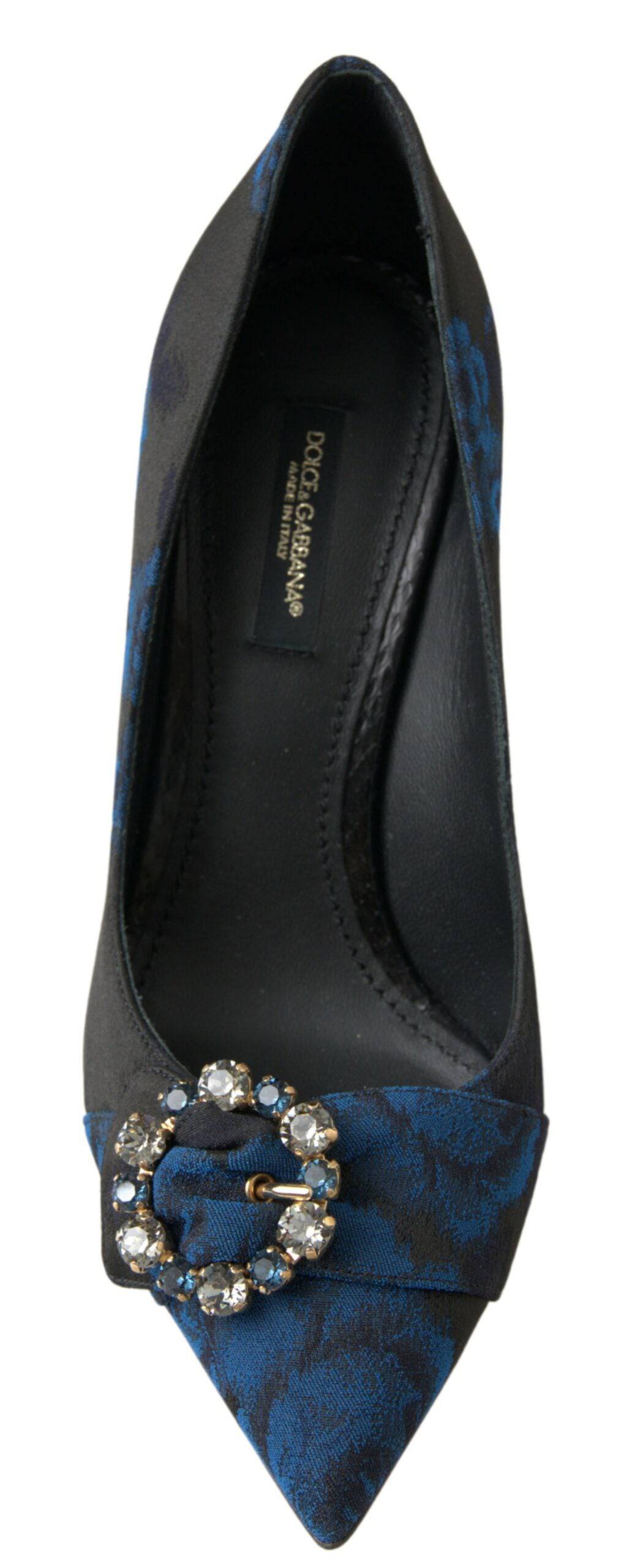 Dolce & Gabbana Elegant Blue Crystal Embellished Pumps - ACCEXO