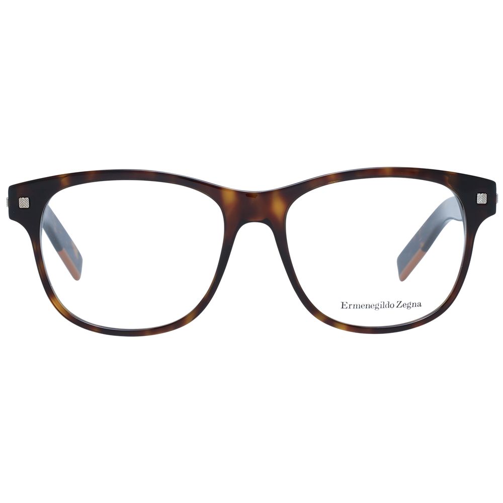 Ermenegildo Zegna Brown Men Optical Frames - ACCEXO