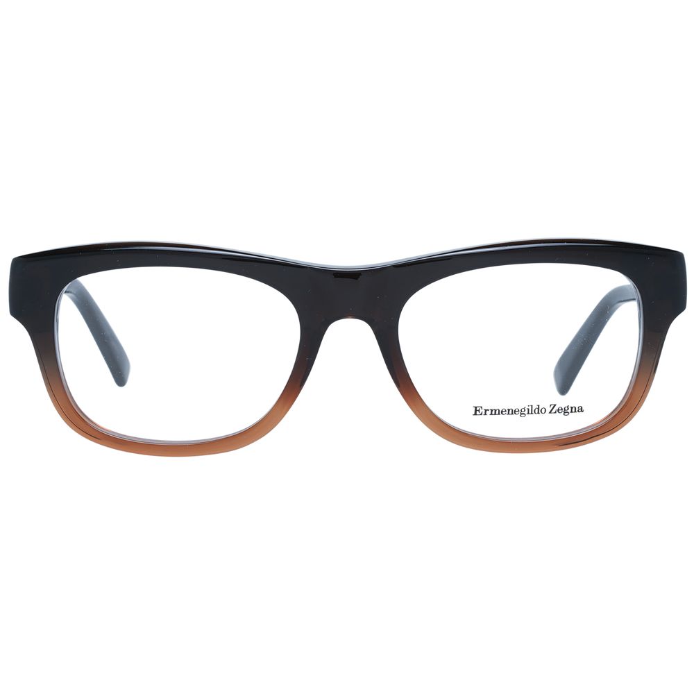 Ermenegildo Zegna Brown Men Optical Frames - ACCEXO