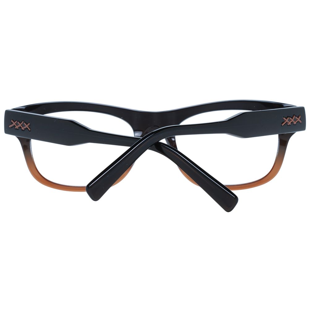 Ermenegildo Zegna Brown Men Optical Frames - ACCEXO