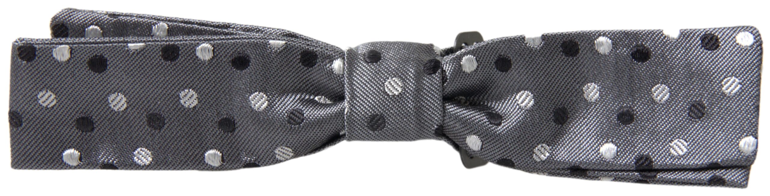 Dolce & Gabbana Elegant Silk Gray Bow Tie - ACCEXO