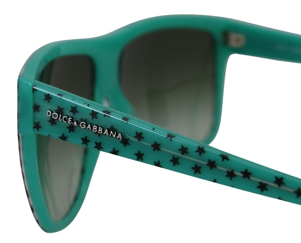 Dolce & Gabbana Chic Square Sunglasses with Star Pattern - ACCEXO