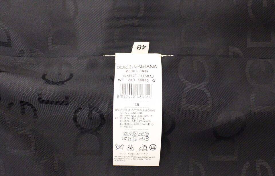 Dolce & Gabbana Elegant Gray Striped Wool-Silk Dress Vest - ACCEXO