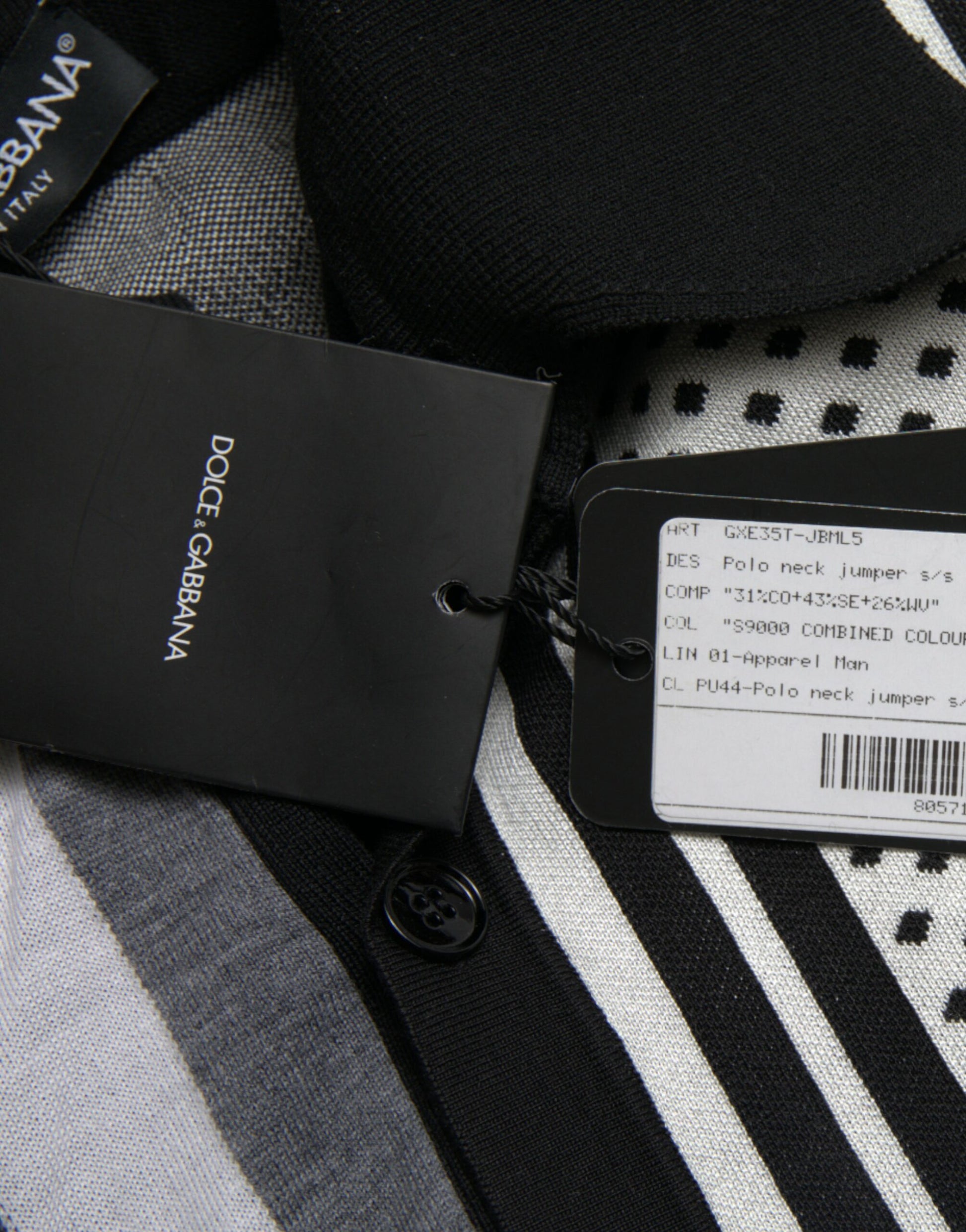 Dolce & Gabbana Elegant Striped Silk Blend Cardigan - ACCEXO