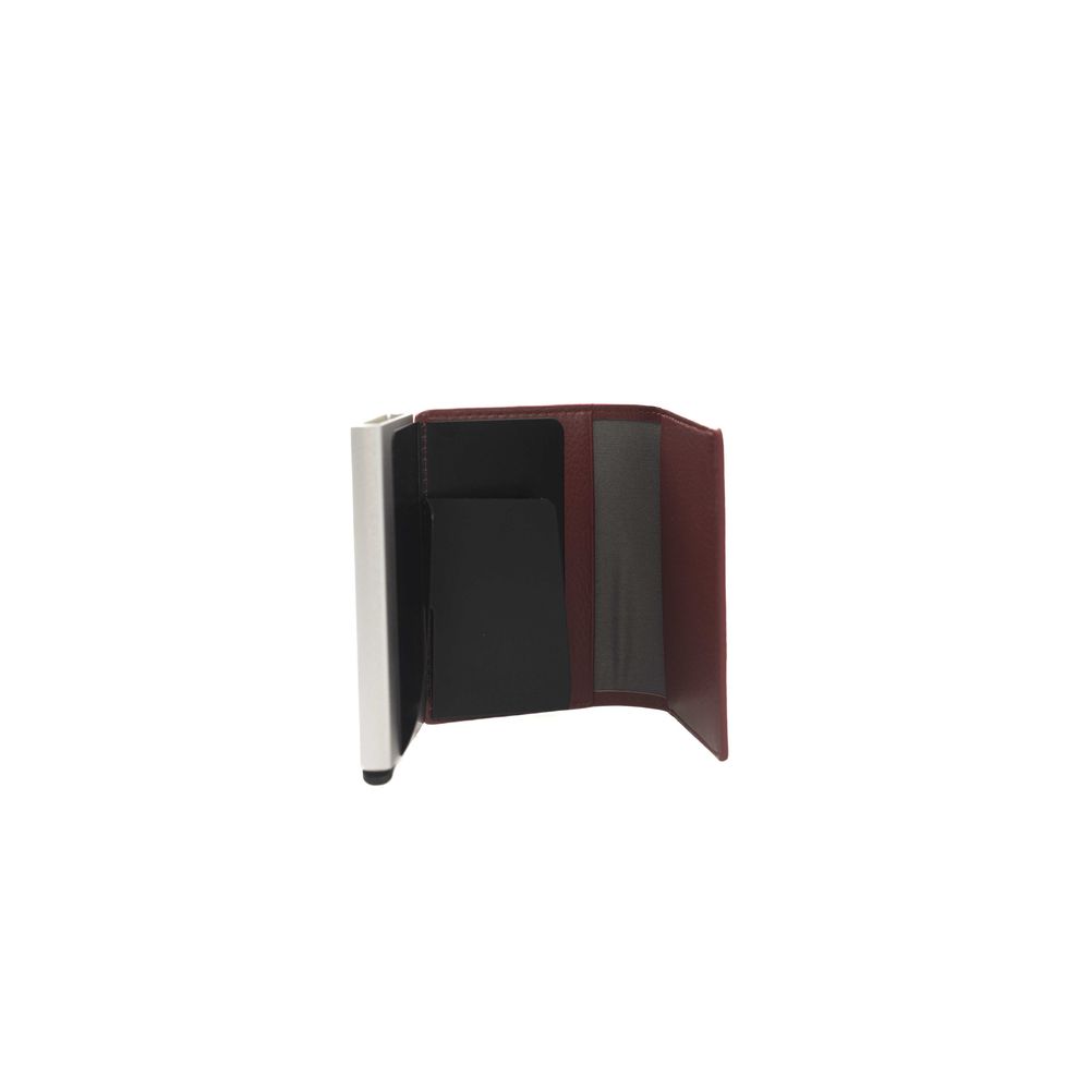 Cerruti 1881 Red Calf Leather Men Wallet - ACCEXO