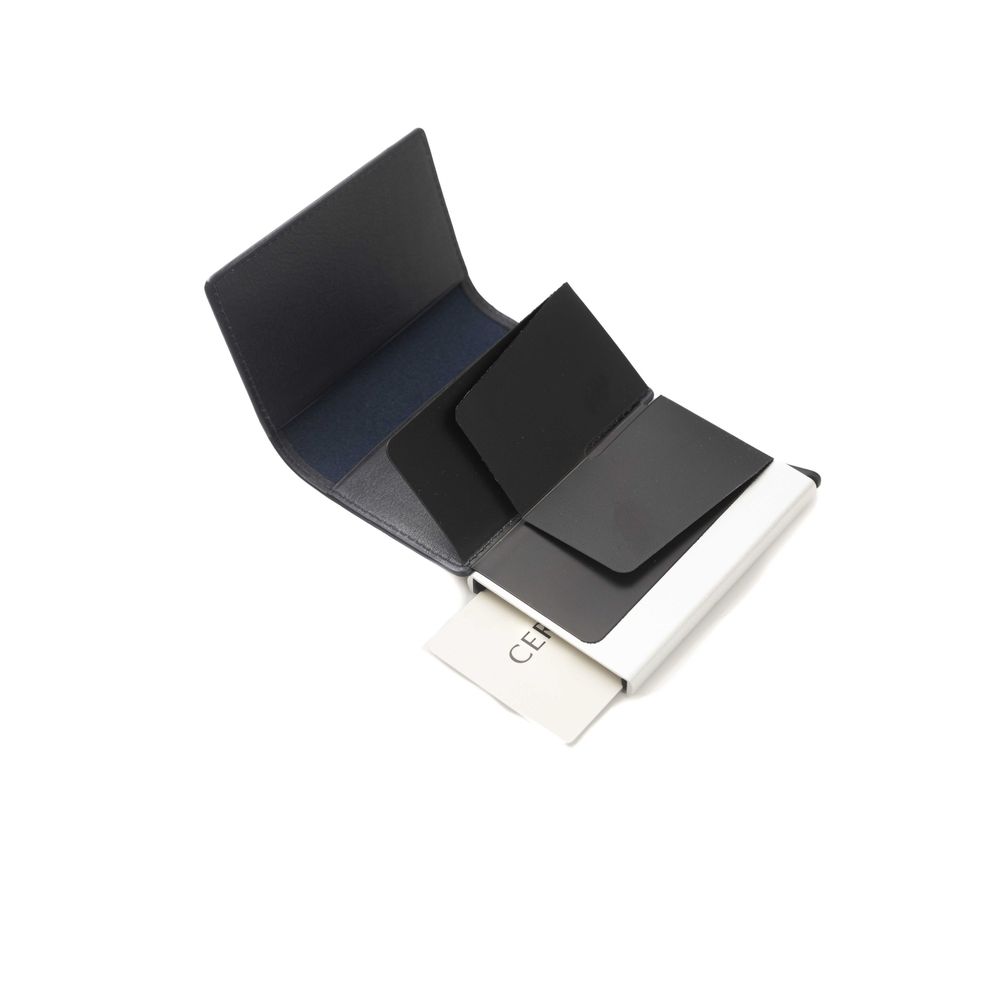 Cerruti 1881 Blue Calf Leather Men Wallet - ACCEXO