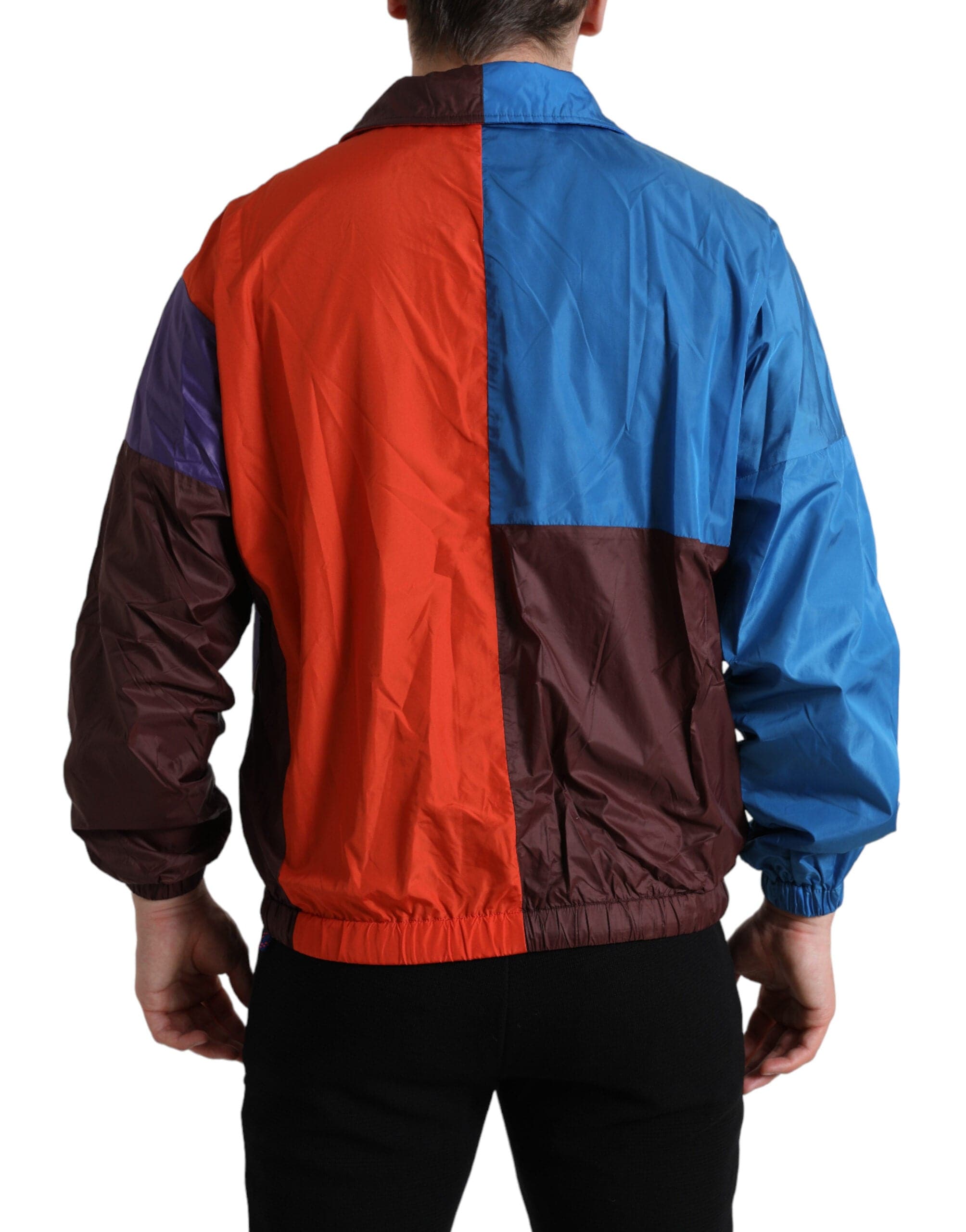 Dolce & Gabbana Multicolor Techno Fabric Windbreaker Jacket - ACCEXO