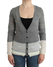 Costume National Chic Gray Lightweight Cardigan - ACCEXO
