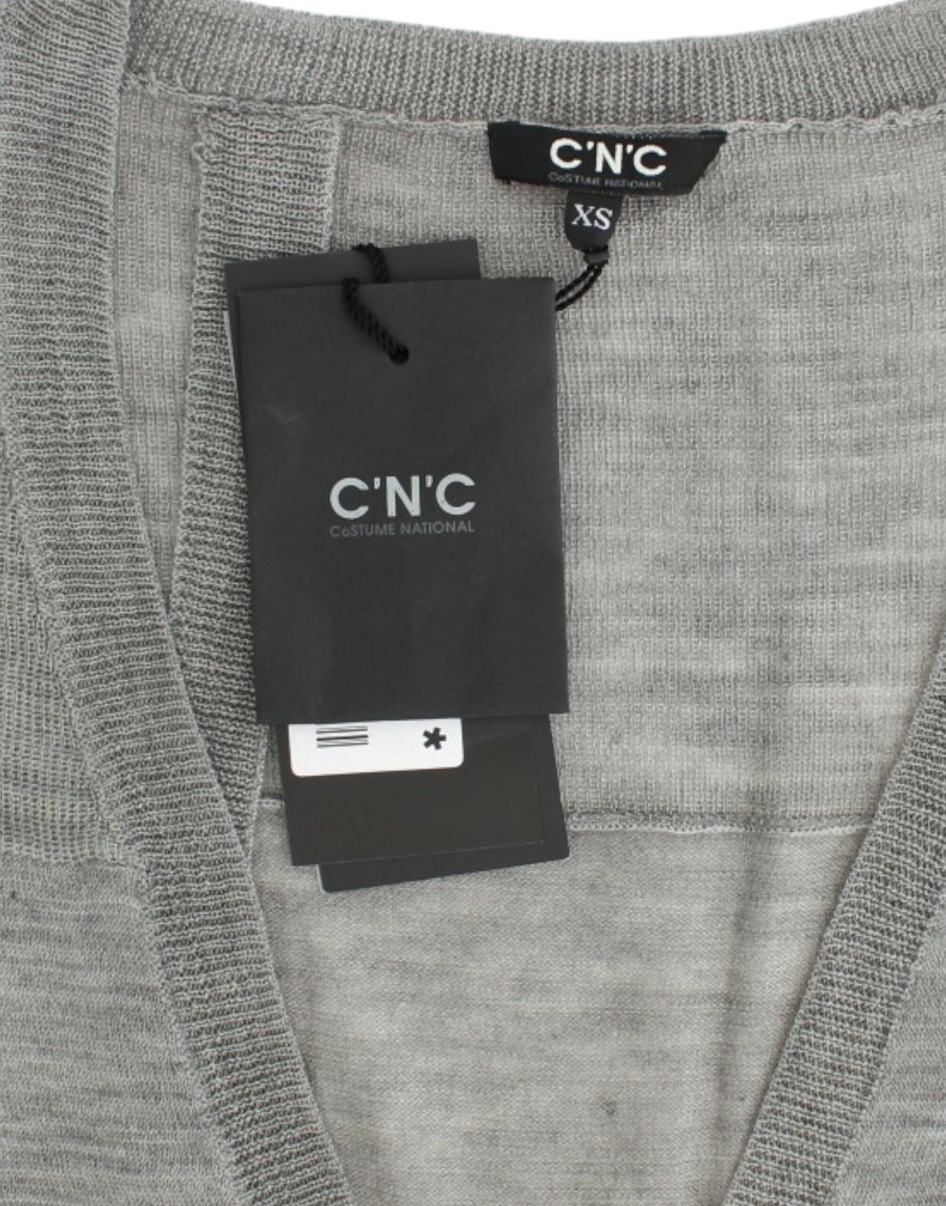 Costume National Chic Gray Lightweight Cardigan - ACCEXO