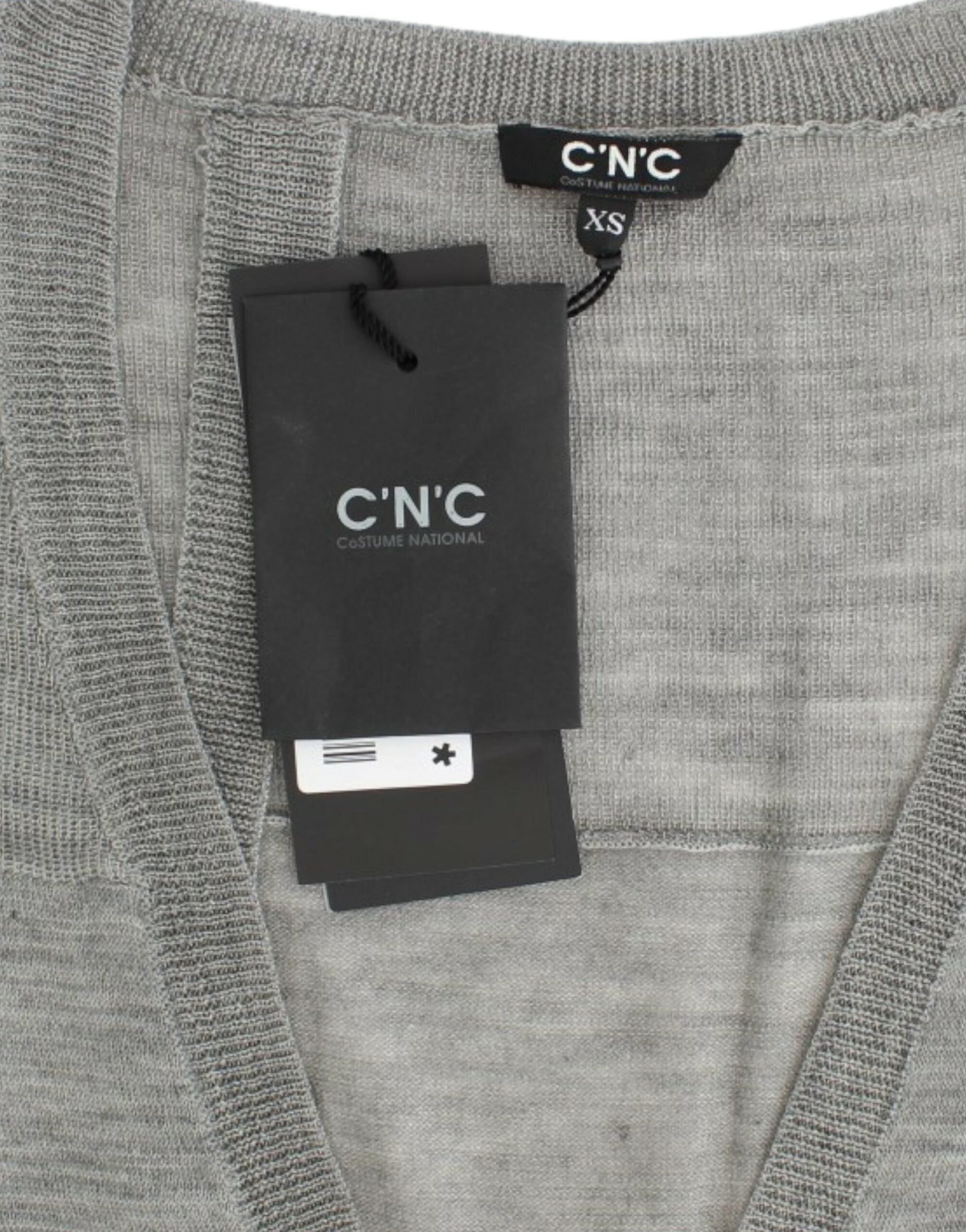 Costume National Chic Gray Lightweight Cardigan - ACCEXO