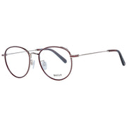 Bally Burgundy Unisex Optical Frames - ACCEXO
