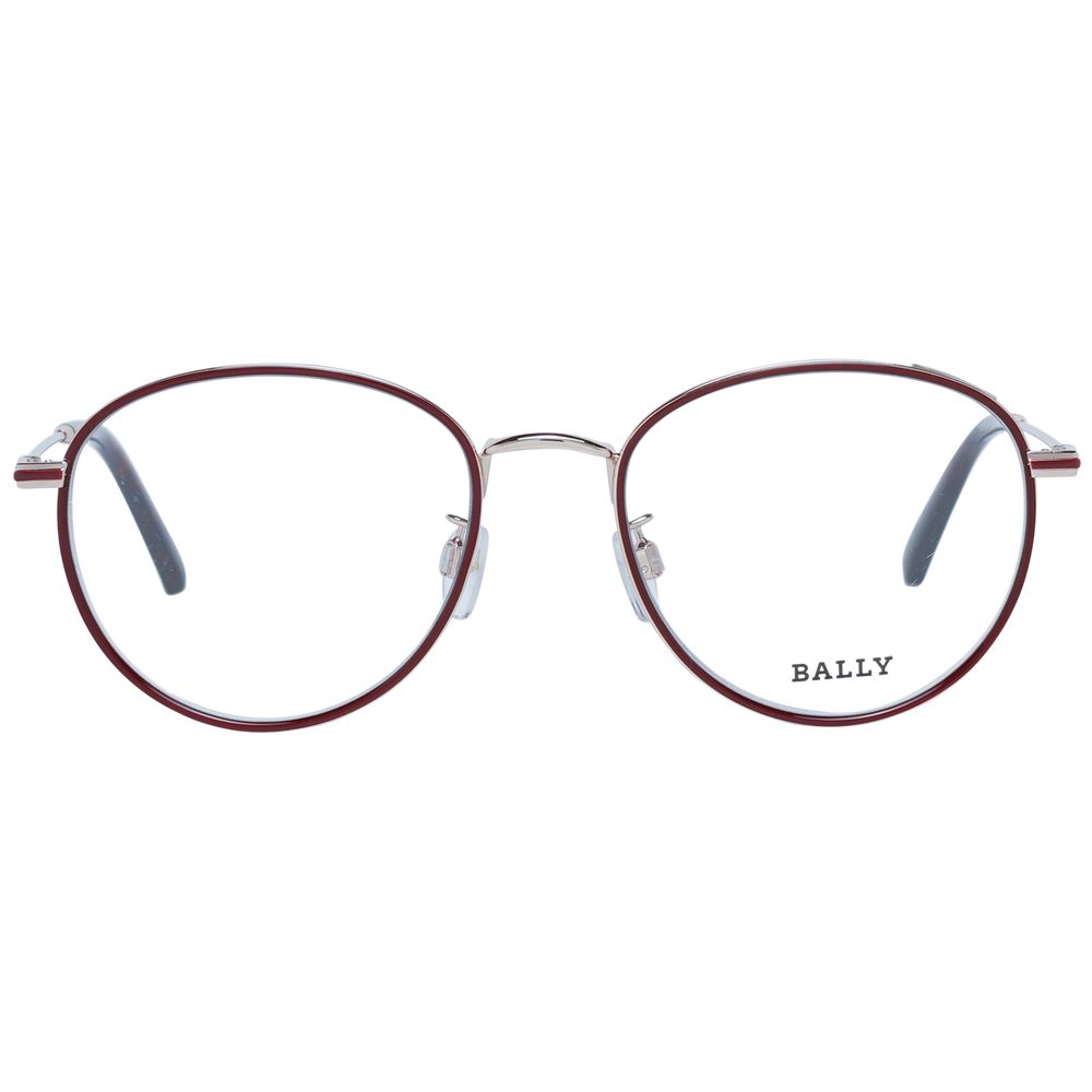Bally Burgundy Unisex Optical Frames - ACCEXO