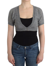 Ermanno Scervino Chic Alpaca Wool Blend Bolero - ACCEXO